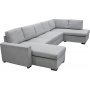 U-soffa med f�rvaring 367 cm gr�