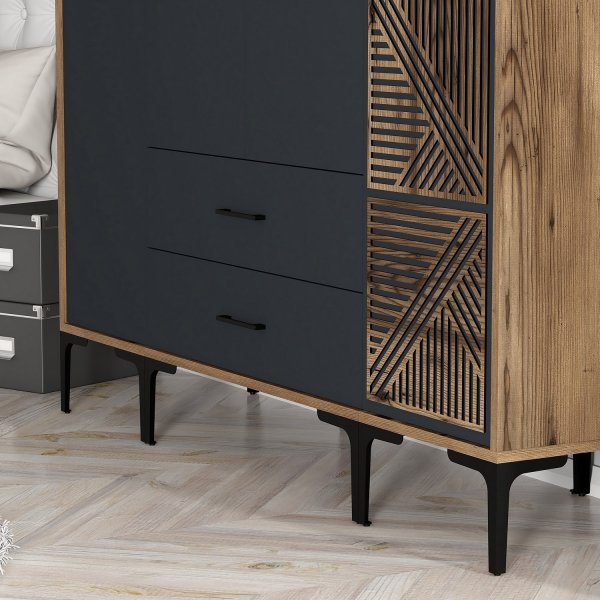 Kumsal garderob 15 Valnöt/antracit Kumsal garderob 15 Valnöt/antracit