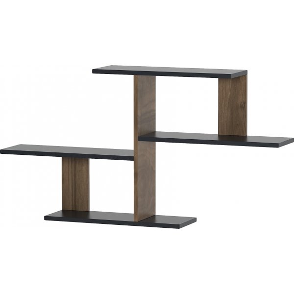 Sitil vägghylla - Antracit/valnöt Sitil vägghylla - Antracit/valnöt