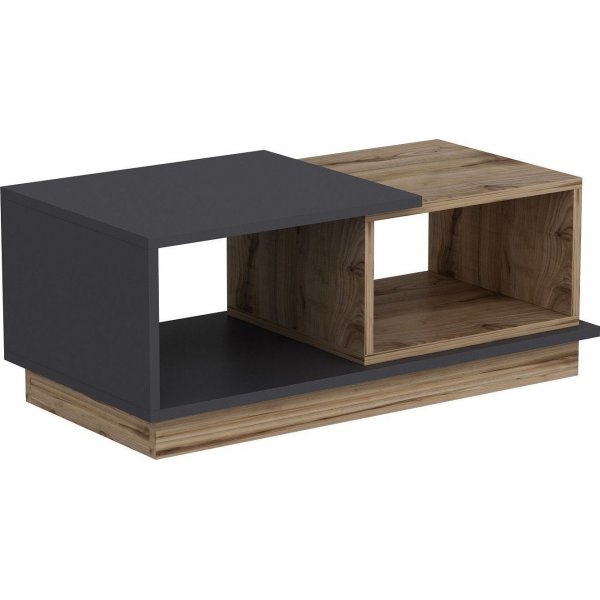 Concept soffbord 90 x 45 cm - Antracit/ek Concept soffbord 90 x 45 cm - Antracit/ek