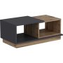 Concept soffbord 90 x 45 cm - Antracit/ek Concept soffbord 90 x 45 cm - Antracit/ek