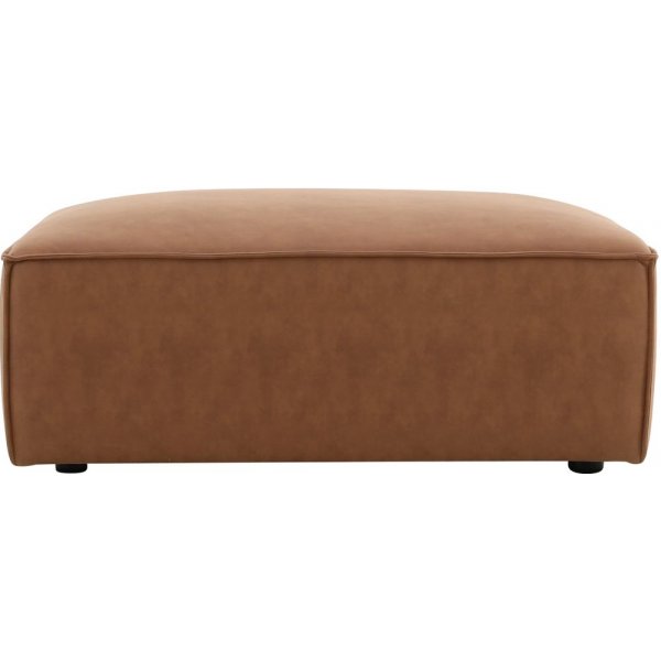 Nees modulsoffa i cognac combo 3 + Textilv�rd f�r m�bler