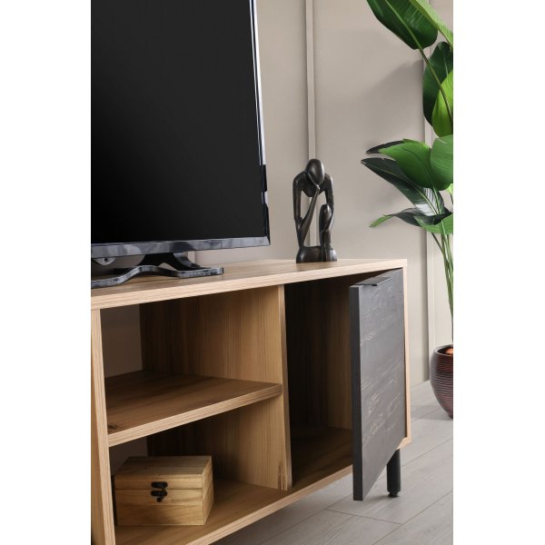 Casares TV-bänk - Ek/mörkbrun Casares TV-bänk - Ek/mörkbrun