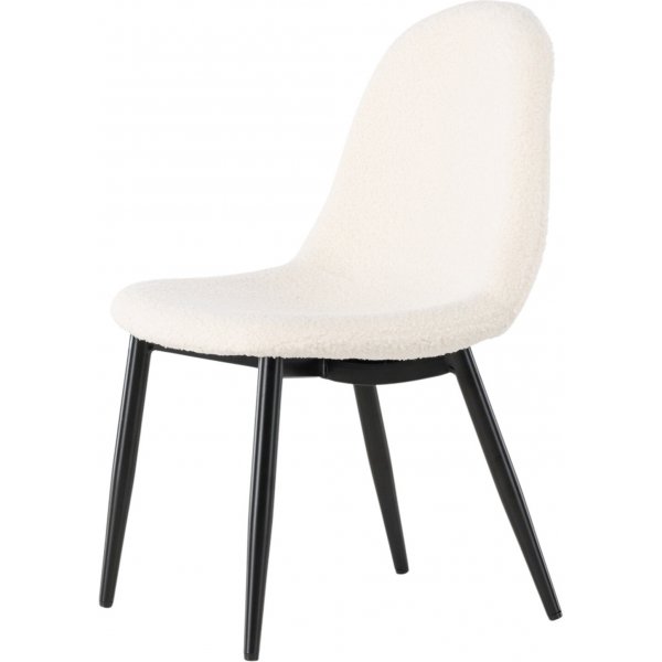 Polar barnstol - Vit teddy