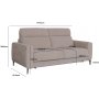 B�ddsoffa fram�t b�ddad beige - Hoven + M�beltassar