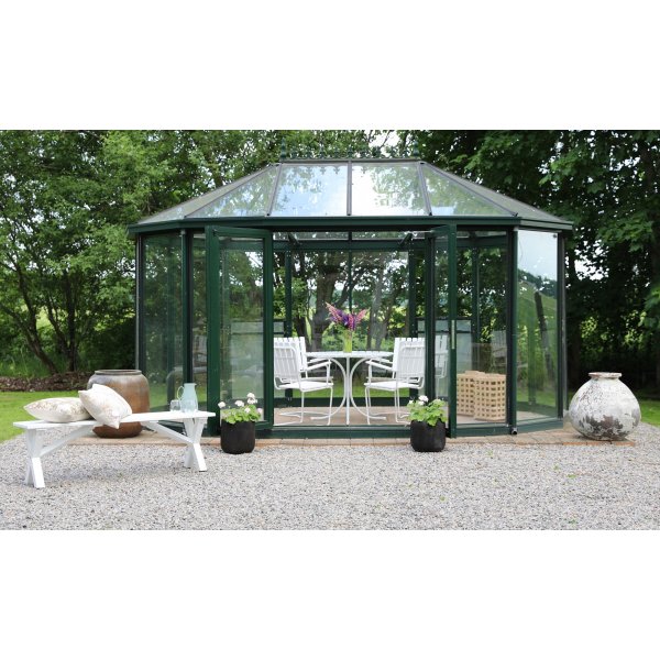 Matgrupp i fj�derst�l i vit furu (Europaproducerad) - Vaxholm