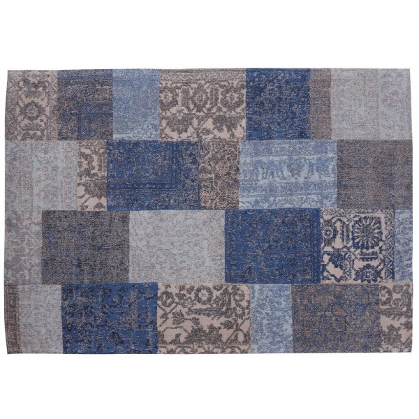 Handvävd chenillematta Orlando - Blå Handvävd chenillematta Orlando - Blå