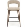 Barstol beige/valnöt sitthöjd 65 cm - Pelican + Textilvård för möbler Barstol beige/valnöt sitthöjd 65 cm - Pelican + Textilvård för möbler