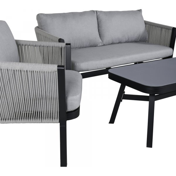 Virya soffgrupp - Svart/Gr�