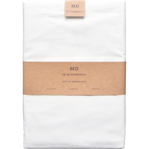 Sl�tlakan formsytt Percale - Vitt