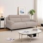Amsterdam soffa 3-sits beige 208 cm + M�beltassar