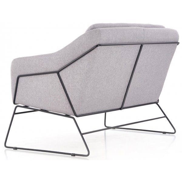 Regina 2-sits soffa i ljusgr�tt tyg