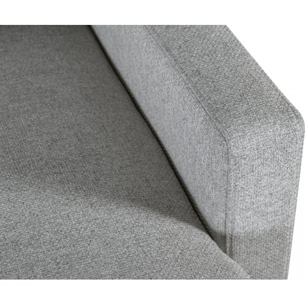 Soffa med f�rvaring gr� 214 cm bred