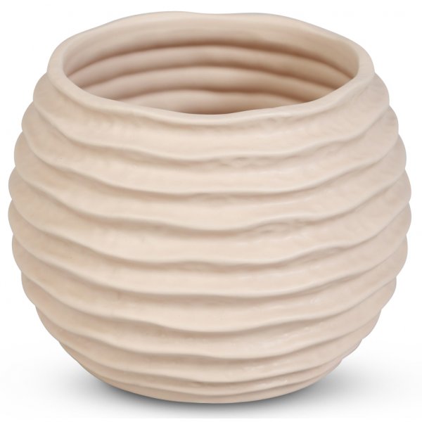 Kruka Vågor H18,5 cm - Rosa Kruka Vågor H18,5 cm - Rosa