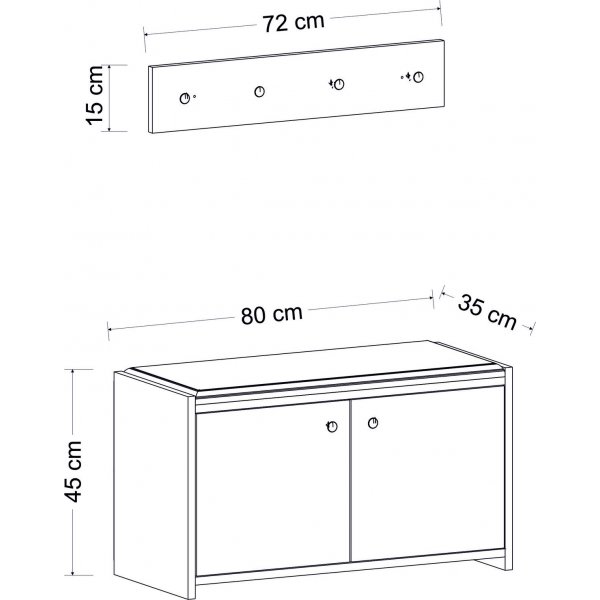 Hallm�bel - Antracit