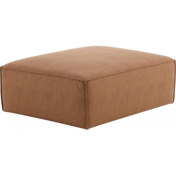 Nees modulsoffa i cognac combo 3 + Textilv�rd f�r m�bler