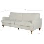 Soffa 210 cm bred Howard Watford Deluxe i boucl�