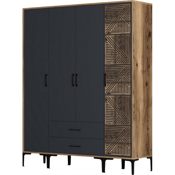 Kumsal garderob 15 Valnöt/antracit Kumsal garderob 15 Valnöt/antracit