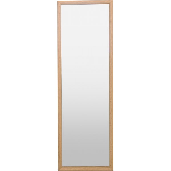 Cirkus spegel 40 x 80 cm - Vitpigmenterad ek + Glas och Kristallreng�ring