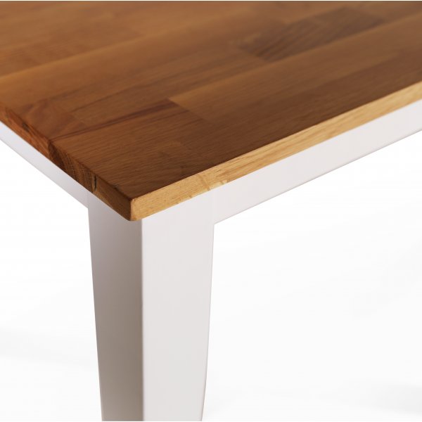 Dalar�s matgrupp 180 cm bord vit/ek + 6 st Dalar�s matstolar