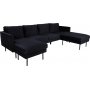 Eden u-soffa - Svart