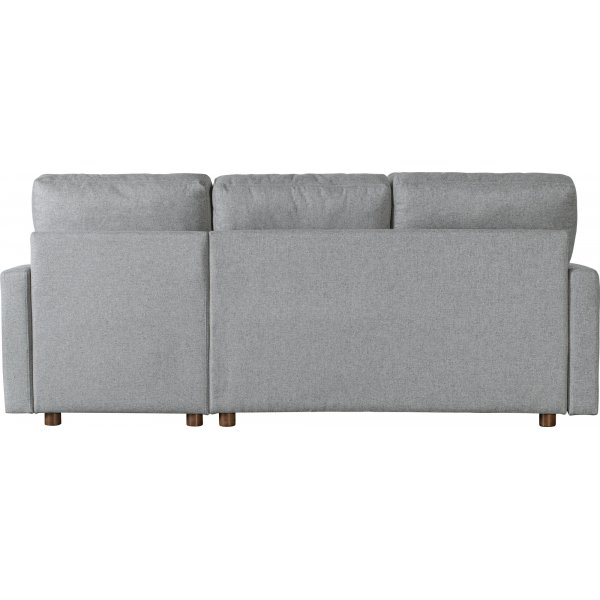 Soffa med f�rvaring gr� 214 cm bred