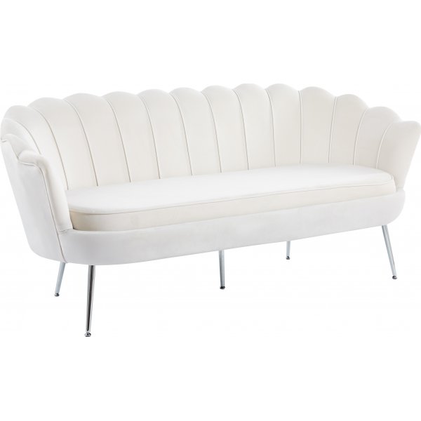Soffa offwhite 3-sits - 180 cm - Kingsley