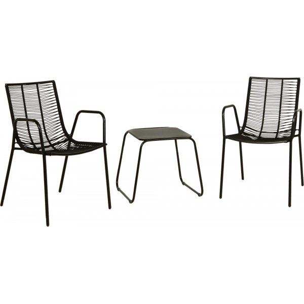 Elvira loungegrupp - Svart