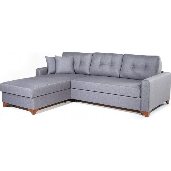 Madrid divanbäddsoffa - Grå Madrid divanbäddsoffa - Grå