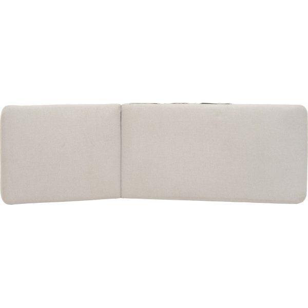 Portals loungegrupp 4 - Vit/teak + Textilskydd f�r utem�bler