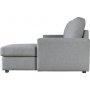 Soffa med f�rvaring gr� 214 cm bred