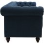 Soffa 3-sits chesterfieldsoffa blå - Herron + Rengöring för möbler Soffa 3-sits chesterfieldsoffa blå - Herron + Rengöring för möbler