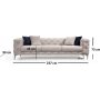 Soffa 3-sits - 237 cm + Reng�ring f�r m�bler