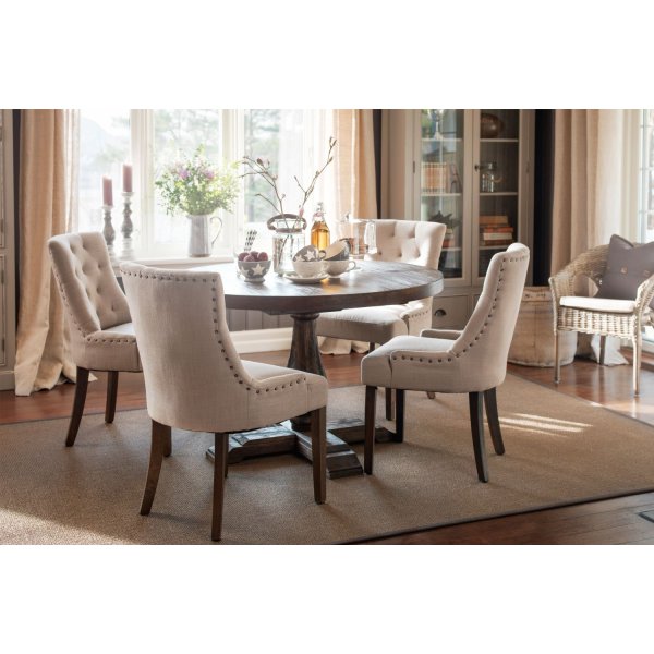 Lamier matgrupp inklusive 4 st Tuva stolar i Beige tyg + 3.00 x M�beltassar