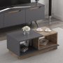 Concept soffbord 90 x 45 cm - Antracit/ek Concept soffbord 90 x 45 cm - Antracit/ek