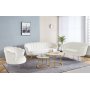 Soffa offwhite 3-sits - 180 cm - Kingsley