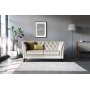 Soffa 2-sits chesterfield beige - Milton + Textilv�rd f�r m�bler