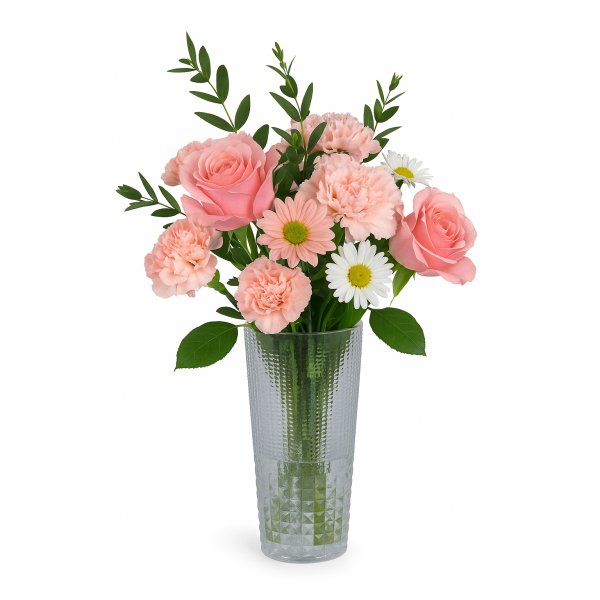 Blomvas i glas höjd 30 cm Blomvas i glas höjd 30 cm