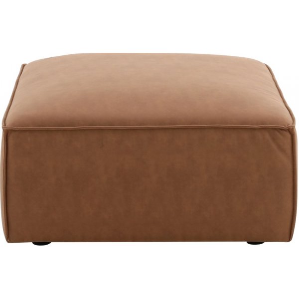Nees modulsoffa i cognac combo 3 + Textilv�rd f�r m�bler