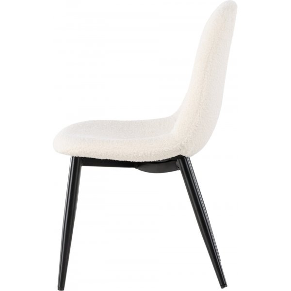 Polar barnstol - Vit teddy